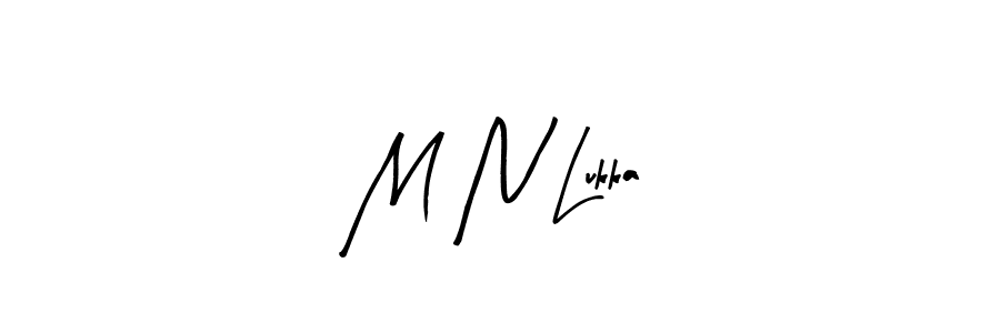 You can use this online signature creator to create a handwritten signature for the name M N Lukka. This is the best online autograph maker. M N Lukka signature style 8 images and pictures png