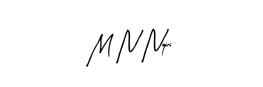 How to make M N Nqini signature? Arty Signature is a professional autograph style. Create handwritten signature for M N Nqini name. M N Nqini signature style 8 images and pictures png