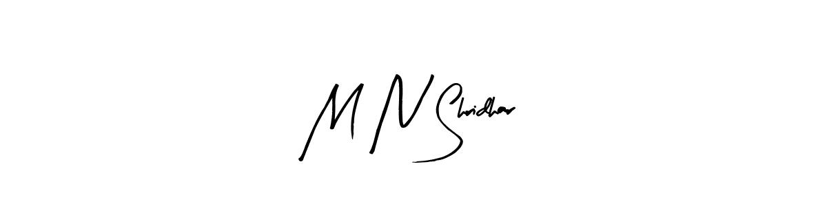 Best and Professional Signature Style for M N Shridhar. Arty Signature Best Signature Style Collection. M N Shridhar signature style 8 images and pictures png