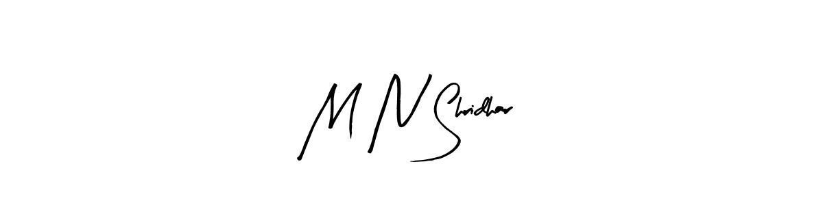 Also You can easily find your signature by using the search form. We will create M N Shridhar name handwritten signature images for you free of cost using Arty Signature sign style. M N Shridhar signature style 8 images and pictures png