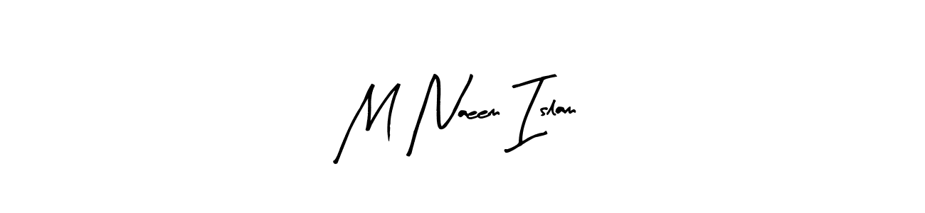 You can use this online signature creator to create a handwritten signature for the name M Naeem Islam. This is the best online autograph maker. M Naeem Islam signature style 8 images and pictures png