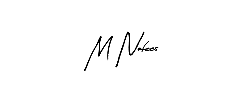 Also we have M Nafees name is the best signature style. Create professional handwritten signature collection using Arty Signature autograph style. M Nafees signature style 8 images and pictures png
