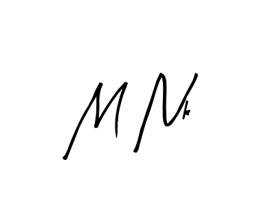 Create a beautiful signature design for name M Nk. With this signature (Arty Signature) fonts, you can make a handwritten signature for free. M Nk signature style 8 images and pictures png