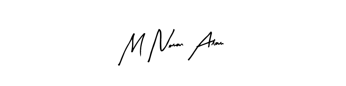 Also we have M Noman Alam name is the best signature style. Create professional handwritten signature collection using Arty Signature autograph style. M Noman Alam signature style 8 images and pictures png