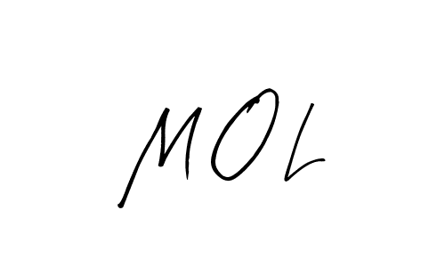 Arty Signature is a professional signature style that is perfect for those who want to add a touch of class to their signature. It is also a great choice for those who want to make their signature more unique. Get M O L name to fancy signature for free. M O L signature style 8 images and pictures png