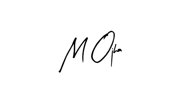 How to Draw M Ojha signature style? Arty Signature is a latest design signature styles for name M Ojha. M Ojha signature style 8 images and pictures png