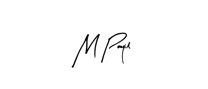 Make a beautiful signature design for name M Payil. Use this online signature maker to create a handwritten signature for free. M Payil signature style 8 images and pictures png