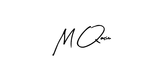 How to make M Qasim name signature. Use Arty Signature style for creating short signs online. This is the latest handwritten sign. M Qasim signature style 8 images and pictures png