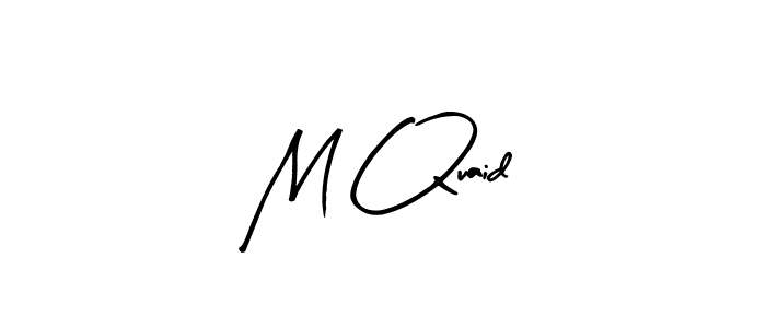 Similarly Arty Signature is the best handwritten signature design. Signature creator online .You can use it as an online autograph creator for name M Quaid. M Quaid signature style 8 images and pictures png