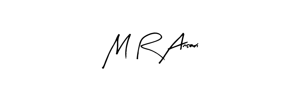 Make a beautiful signature design for name M R Ansari. Use this online signature maker to create a handwritten signature for free. M R Ansari signature style 8 images and pictures png