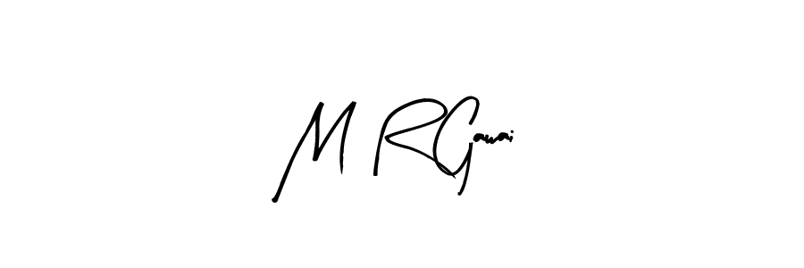 M R Gawai stylish signature style. Best Handwritten Sign (Arty Signature) for my name. Handwritten Signature Collection Ideas for my name M R Gawai. M R Gawai signature style 8 images and pictures png