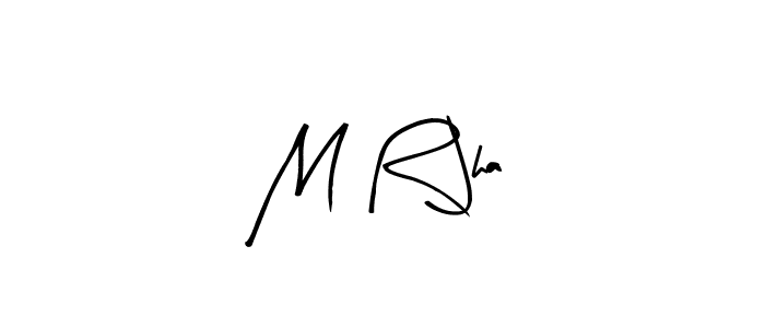 How to make M R Jha signature? Arty Signature is a professional autograph style. Create handwritten signature for M R Jha name. M R Jha signature style 8 images and pictures png