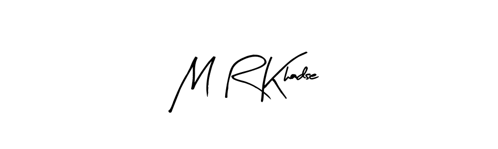 Also we have M R Khadse name is the best signature style. Create professional handwritten signature collection using Arty Signature autograph style. M R Khadse signature style 8 images and pictures png