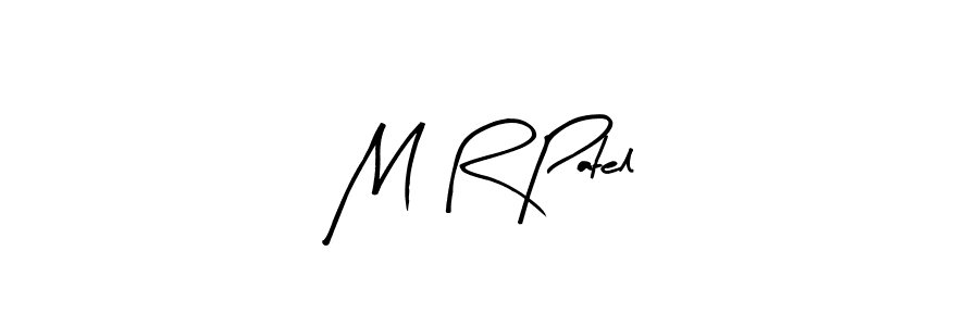 Similarly Arty Signature is the best handwritten signature design. Signature creator online .You can use it as an online autograph creator for name M R Patel. M R Patel signature style 8 images and pictures png