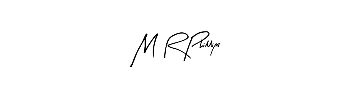 M R Phillips stylish signature style. Best Handwritten Sign (Arty Signature) for my name. Handwritten Signature Collection Ideas for my name M R Phillips. M R Phillips signature style 8 images and pictures png