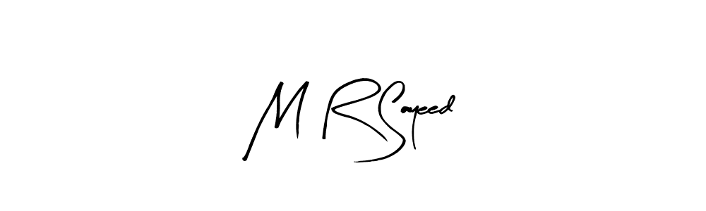 How to make M R Sayeed name signature. Use Arty Signature style for creating short signs online. This is the latest handwritten sign. M R Sayeed signature style 8 images and pictures png