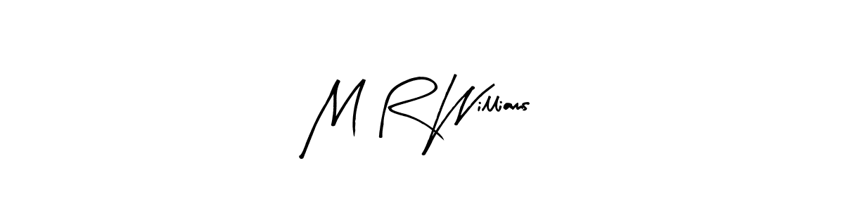 Make a short M R Williams signature style. Manage your documents anywhere anytime using Arty Signature. Create and add eSignatures, submit forms, share and send files easily. M R Williams signature style 8 images and pictures png