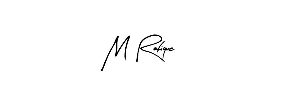 You can use this online signature creator to create a handwritten signature for the name M Rafique. This is the best online autograph maker. M Rafique signature style 8 images and pictures png