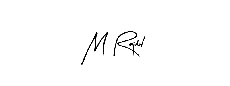 Similarly Arty Signature is the best handwritten signature design. Signature creator online .You can use it as an online autograph creator for name M Rajlut. M Rajlut signature style 8 images and pictures png
