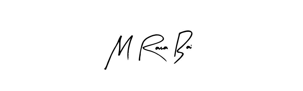 Also we have M Rama Bai name is the best signature style. Create professional handwritten signature collection using Arty Signature autograph style. M Rama Bai signature style 8 images and pictures png