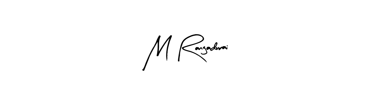 Use a signature maker to create a handwritten signature online. With this signature software, you can design (Arty Signature) your own signature for name M Rangadurai. M Rangadurai signature style 8 images and pictures png