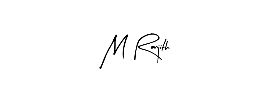 Here are the top 10 professional signature styles for the name M Ranjith. These are the best autograph styles you can use for your name. M Ranjith signature style 8 images and pictures png