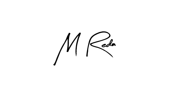 Arty Signature is a professional signature style that is perfect for those who want to add a touch of class to their signature. It is also a great choice for those who want to make their signature more unique. Get M Reda name to fancy signature for free. M Reda signature style 8 images and pictures png