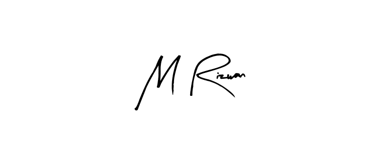 Design your own signature with our free online signature maker. With this signature software, you can create a handwritten (Arty Signature) signature for name M Rizwan. M Rizwan signature style 8 images and pictures png