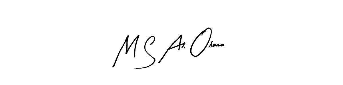 Here are the top 10 professional signature styles for the name M S Al Olama. These are the best autograph styles you can use for your name. M S Al Olama signature style 8 images and pictures png