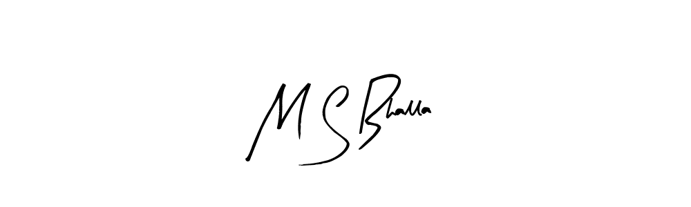 Also You can easily find your signature by using the search form. We will create M S Bhalla name handwritten signature images for you free of cost using Arty Signature sign style. M S Bhalla signature style 8 images and pictures png