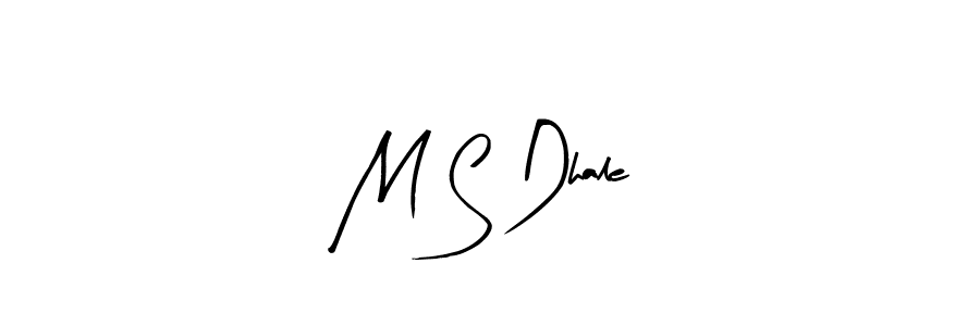 How to make M S Dhale name signature. Use Arty Signature style for creating short signs online. This is the latest handwritten sign. M S Dhale signature style 8 images and pictures png