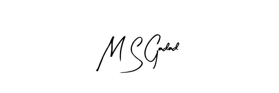Make a beautiful signature design for name M S Gadad. Use this online signature maker to create a handwritten signature for free. M S Gadad signature style 8 images and pictures png