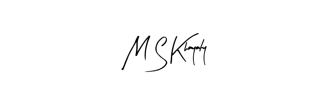 Also You can easily find your signature by using the search form. We will create M S Khayaty name handwritten signature images for you free of cost using Arty Signature sign style. M S Khayaty signature style 8 images and pictures png