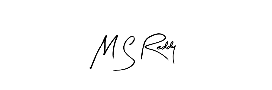 How to make M S Reddy name signature. Use Arty Signature style for creating short signs online. This is the latest handwritten sign. M S Reddy signature style 8 images and pictures png