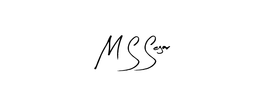 How to make M S Segar signature? Arty Signature is a professional autograph style. Create handwritten signature for M S Segar name. M S Segar signature style 8 images and pictures png