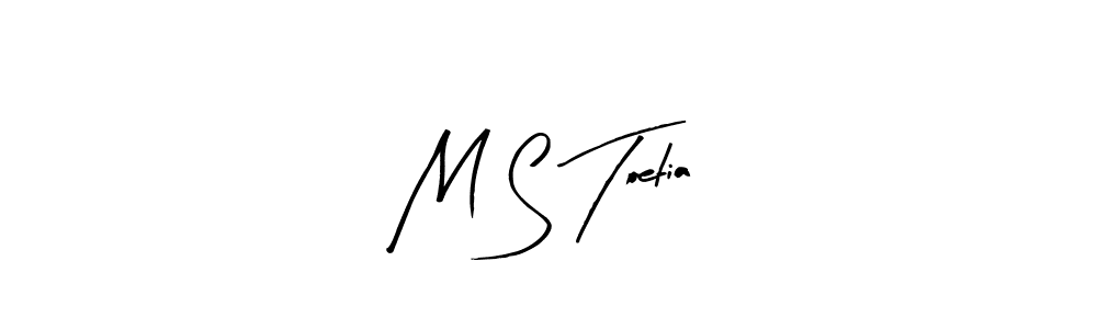 Make a beautiful signature design for name M S Toetia. Use this online signature maker to create a handwritten signature for free. M S Toetia signature style 8 images and pictures png