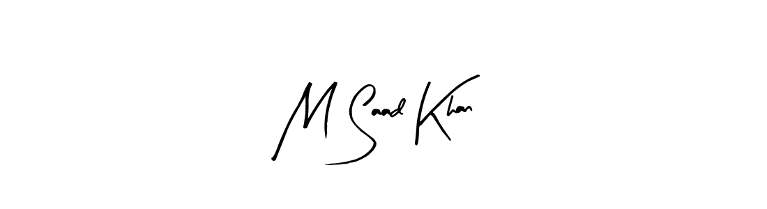 Similarly Arty Signature is the best handwritten signature design. Signature creator online .You can use it as an online autograph creator for name M Saad Khan. M Saad Khan signature style 8 images and pictures png