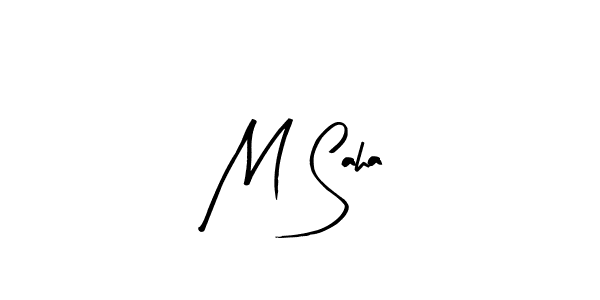 if you are searching for the best signature style for your name M Saha. so please give up your signature search. here we have designed multiple signature styles  using Arty Signature. M Saha signature style 8 images and pictures png