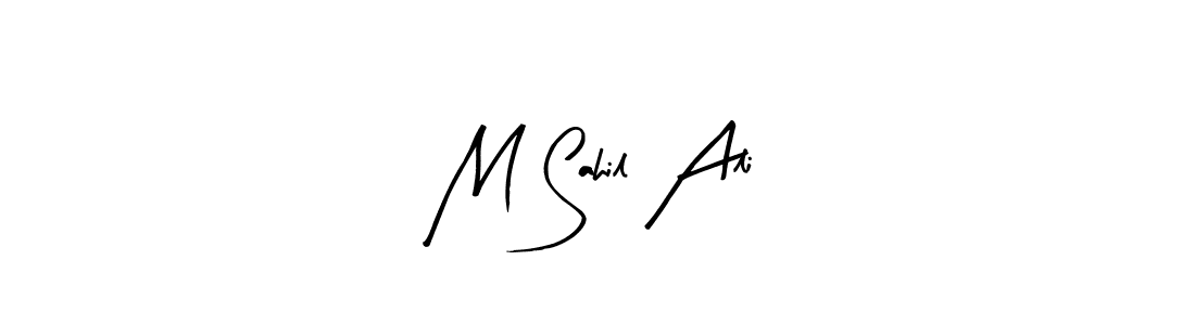 How to make M Sahil Ali signature? Arty Signature is a professional autograph style. Create handwritten signature for M Sahil Ali name. M Sahil Ali signature style 8 images and pictures png
