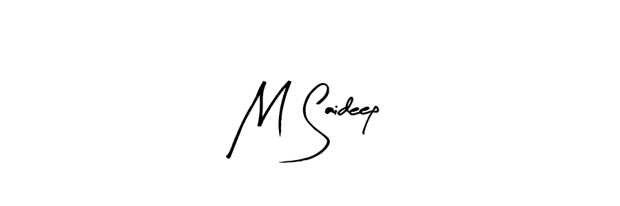 Here are the top 10 professional signature styles for the name M Saideep. These are the best autograph styles you can use for your name. M Saideep signature style 8 images and pictures png