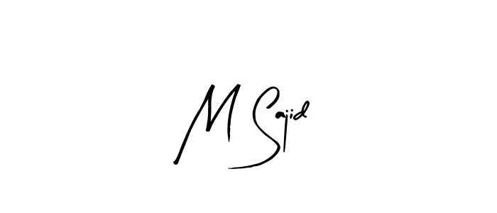This is the best signature style for the M Sajid name. Also you like these signature font (Arty Signature). Mix name signature. M Sajid signature style 8 images and pictures png