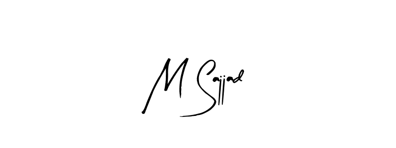 This is the best signature style for the M Sajjad name. Also you like these signature font (Arty Signature). Mix name signature. M Sajjad signature style 8 images and pictures png