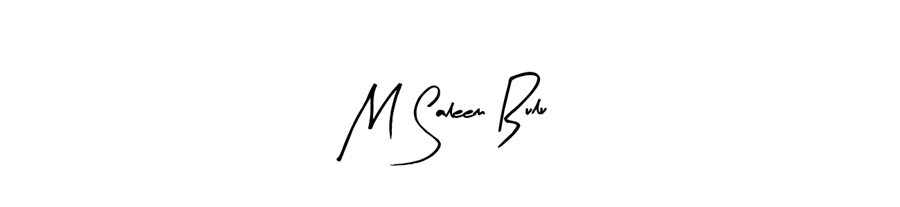 You can use this online signature creator to create a handwritten signature for the name M Saleem Bulu. This is the best online autograph maker. M Saleem Bulu signature style 8 images and pictures png