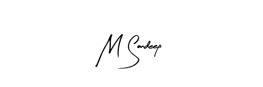 Also we have M Sandeep name is the best signature style. Create professional handwritten signature collection using Arty Signature autograph style. M Sandeep signature style 8 images and pictures png