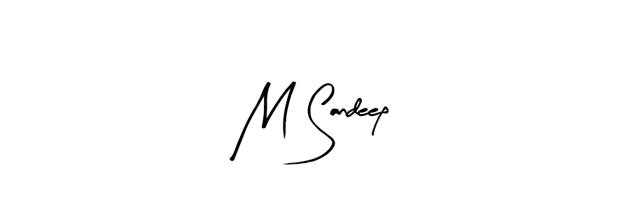 Also we have M Sandeep name is the best signature style. Create professional handwritten signature collection using Arty Signature autograph style. M Sandeep signature style 8 images and pictures png