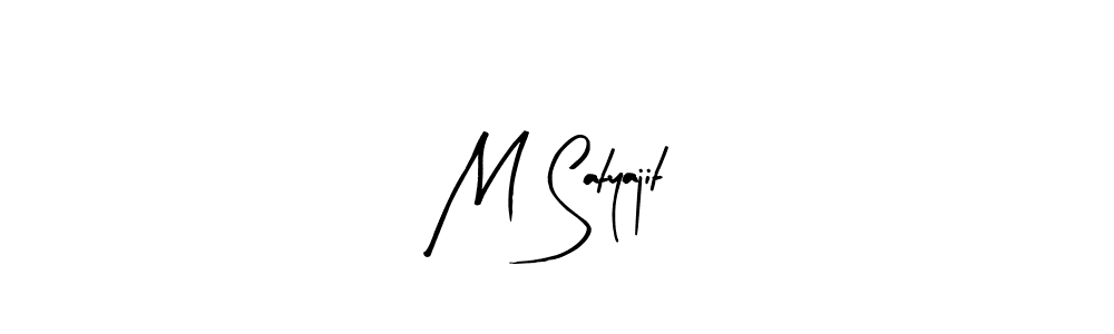 How to make M Satyajit name signature. Use Arty Signature style for creating short signs online. This is the latest handwritten sign. M Satyajit signature style 8 images and pictures png