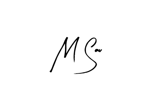 Make a beautiful signature design for name M Sau. With this signature (Arty Signature) style, you can create a handwritten signature for free. M Sau signature style 8 images and pictures png