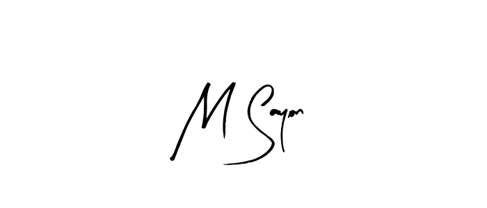 It looks lik you need a new signature style for name M Sayon. Design unique handwritten (Arty Signature) signature with our free signature maker in just a few clicks. M Sayon signature style 8 images and pictures png