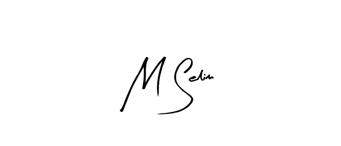 How to make M Selim signature? Arty Signature is a professional autograph style. Create handwritten signature for M Selim name. M Selim signature style 8 images and pictures png