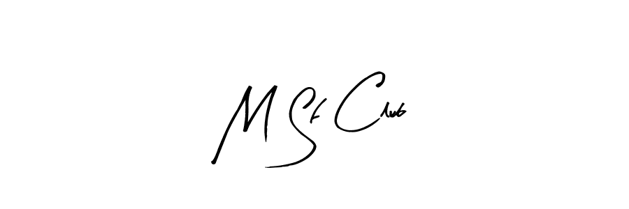 Also You can easily find your signature by using the search form. We will create M Sf Club name handwritten signature images for you free of cost using Arty Signature sign style. M Sf Club signature style 8 images and pictures png